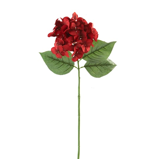 12 Pack: Red Hydrangea Stem by Ashland&#xAE;